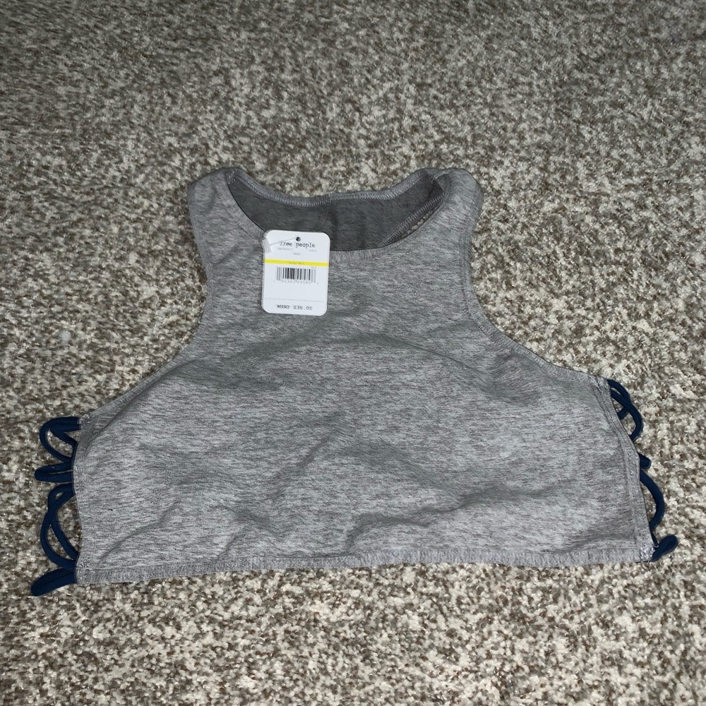 NWT Gray free people Bralette size M/L